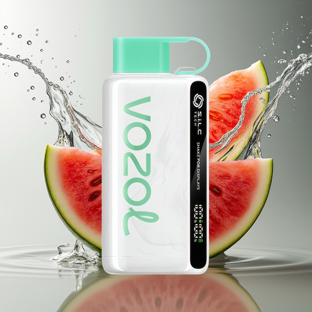VOZOL STAR 9000/12000 Puf Watermeloen Bubble Gum S.i.L.C TECH Snelle Oplading