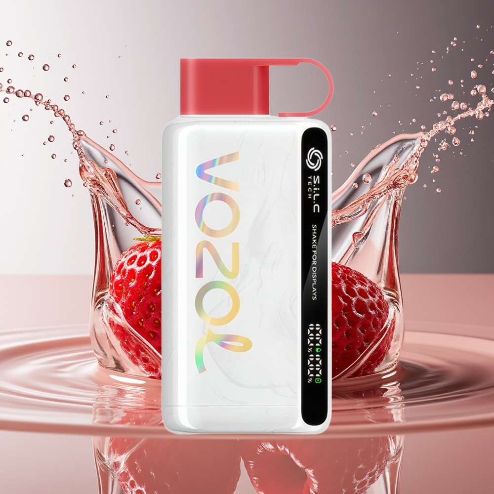 VOZOL STAR 9000/12000 Puff Aardbei Framboos Kers S.i.L.C TECH 650mAh Recycled