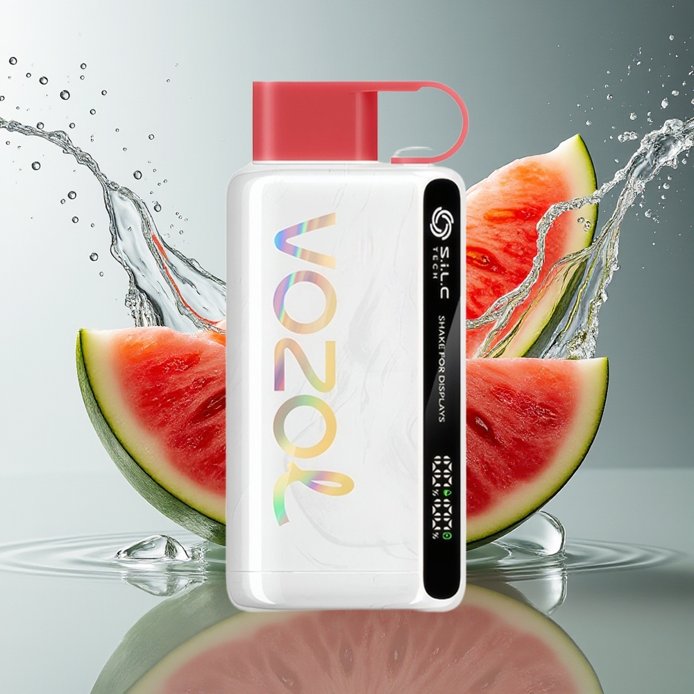 VOZOL STAR 9000/12000 Wegwerp Vape Watermelon Ijs S.i.L.C TECH 650mAh 30% Snellader