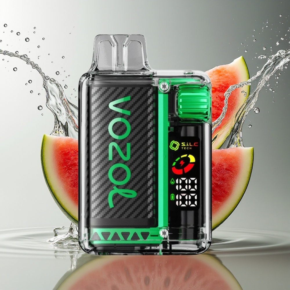 VOZOL Vista 20000 Puffs Wegwerp Vape Watermeloen Bubblegum 650mAh 2% S.i.L.C Dual Mesh MTL
