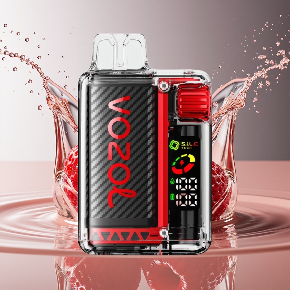 VOZOL Vista 20000 Trekjes Aardbei Framboos Kers Rechargeable OLED MCU PCR